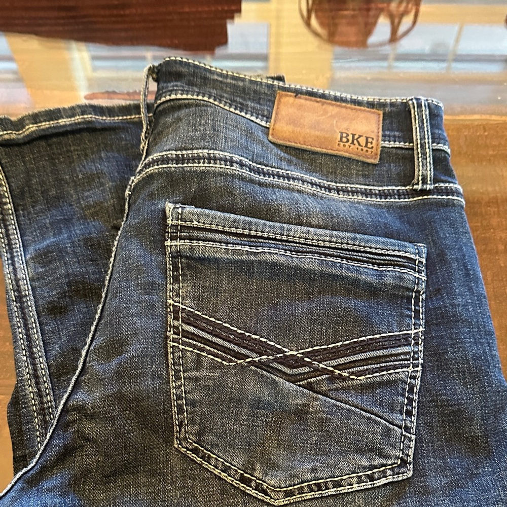 BKE Dark Blue Denim Jeans